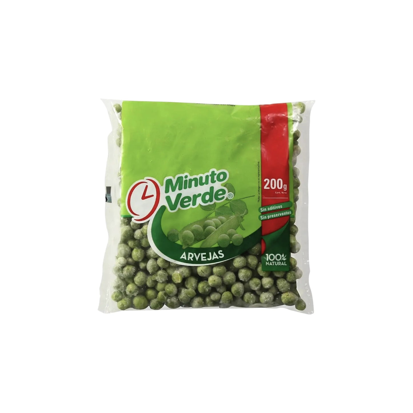 Arvejas congeladas Minuto Verde 200 g