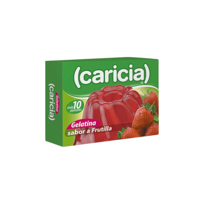 Gelatina frutilla Caricia 100 g