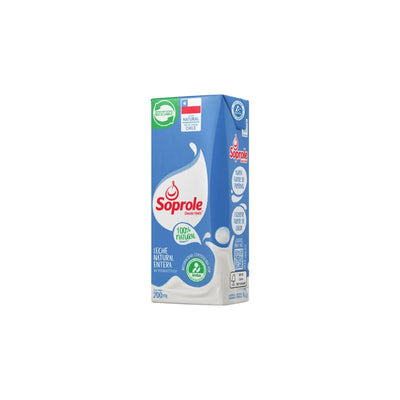 Leche entera natural Soprole 200 ml