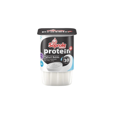 Yogurt batido natural sin lactosa Protein+ Soprole 155 g